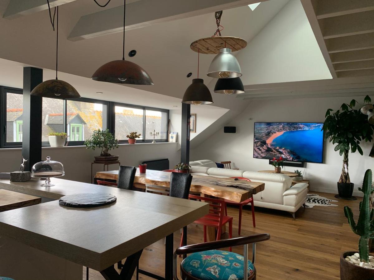 Appartement 3 Chambres Centre Ville Et 100M De La Mer 孔卡尔诺 外观 照片